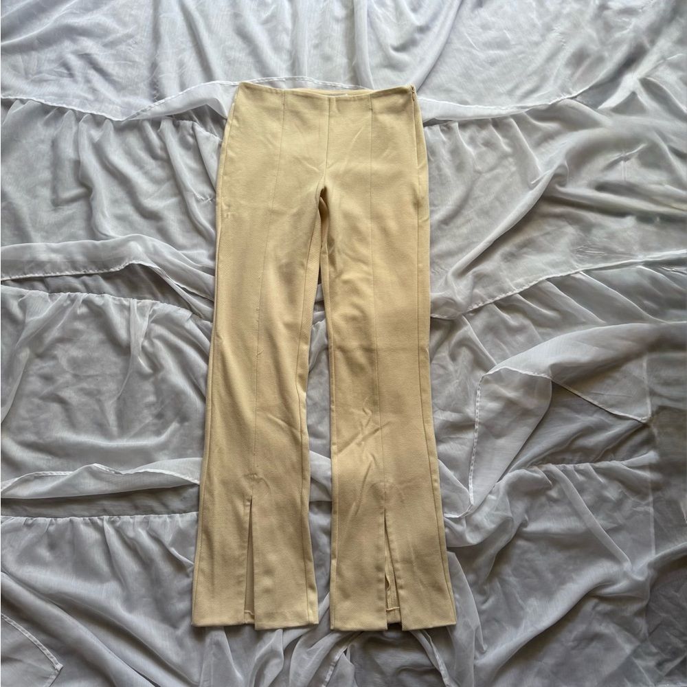 Mango Flare Pants with Slit on Legs - Picture 7 of 9
